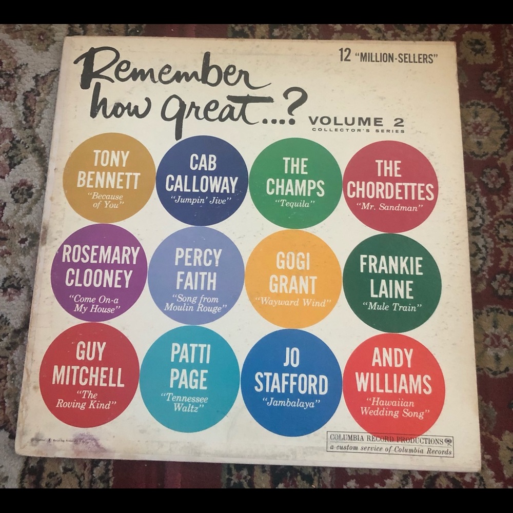 Remember How Great? Volume 2 Collectors Vinyl Record